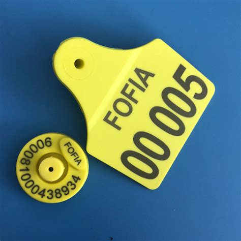 animal rfid ear tag|animal identification ear tags.